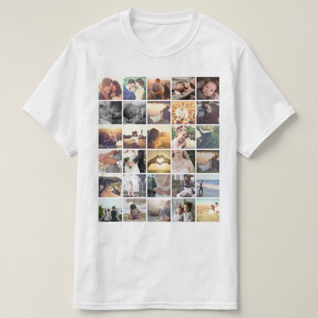 T-shirt Collage photo (Design devant)