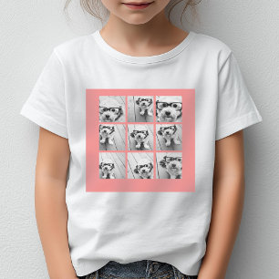 T-shirt Collage photo Coral Instagram avec 9 photos