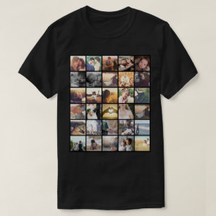 T-shirt Collage photo d'instagram personnalisé