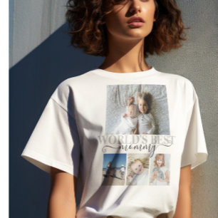 T-shirt Collage photo et texte personnalisé