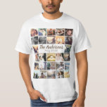 T-shirt Collage photo et texte personnalisé du modèle<br><div class="desc">Customisez-le en ajoutant votre propre texte et photos.</div>