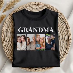 T-shirt Collage photo grand-mère personnalisé cadeau perso