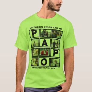 T-shirt Collage photo Grandpa Papo 8
