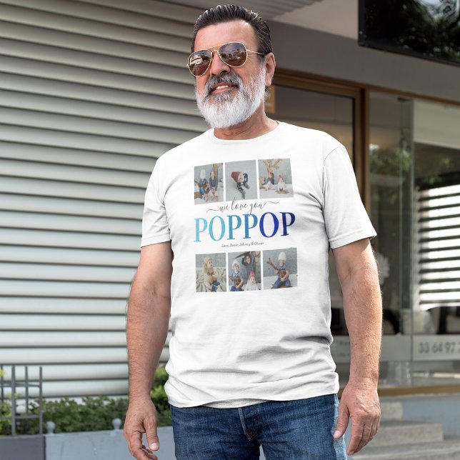 T-shirt Collage photo moderne de Poppop (Créateur téléchargé)