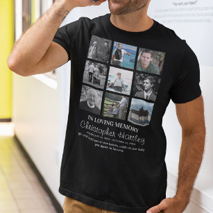 T-shirt Collage Photo Moderne En Mémoire Amoureuse