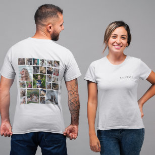 T-shirt Collage photo personnalisé 24