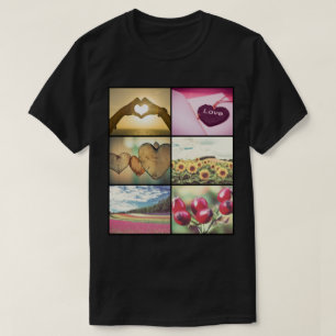 T-shirt Collage photo personnalisé moderne et tendance