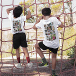 T-shirt Collage photo personnalisé pour enfants<br><div class="desc">Présentez le T-shirt Collage de photos personnalisées pour enfants - une façon unique de commémorer les personnes et les moments importants de la vie de votre enfant. Avec ce t-shirt, votre petit aura une façon unique et élégante de montrer leurs souvenirs les plus chers. Le cadeau idéal pour les anniversaires,...</div>