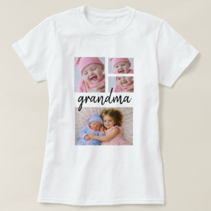 T-shirt Collage Photo Personnalisé Unique