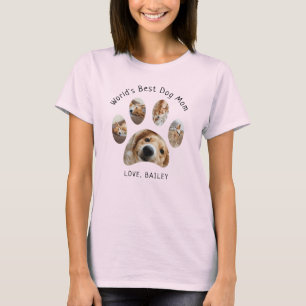 T-shirt Collage photo pour animal de compagnie de paw mign