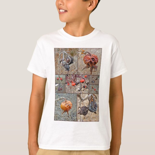 T-shirt Collage rose (Devant)
