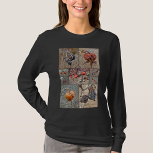T-shirt Collage rose