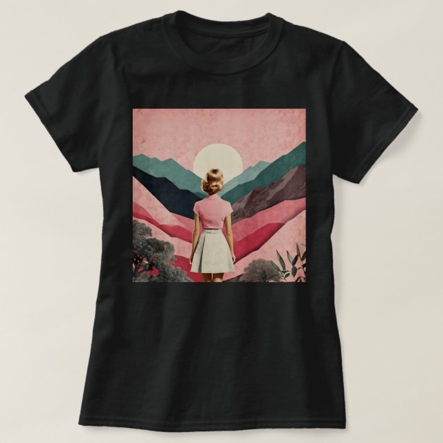 T-shirt Collage vintage (Design devant)