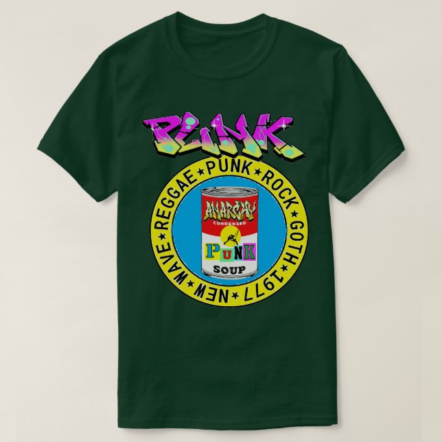 T-shirt collant punk rock (Design devant)