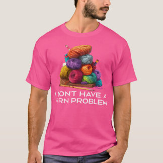 T-shirt Collecte de fil drôle Tricotage Crochetage Tricoté