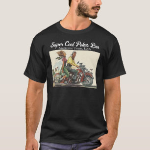 T-shirt Collecte de fonds Motorcycle Poker Exécuter Person