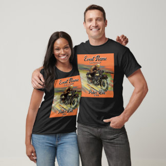 T-shirt Collecte de fonds Motorcycle Poker Exécuter Person