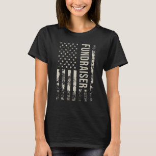 T-shirt Collecte de fonds pour un drapeau américain vintag