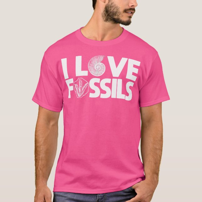 T-shirt Collecte de fossiles de chasse (Devant)