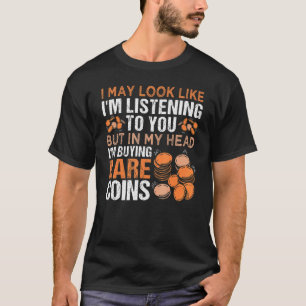 T-shirt Collecte de pièces de collection numismatique