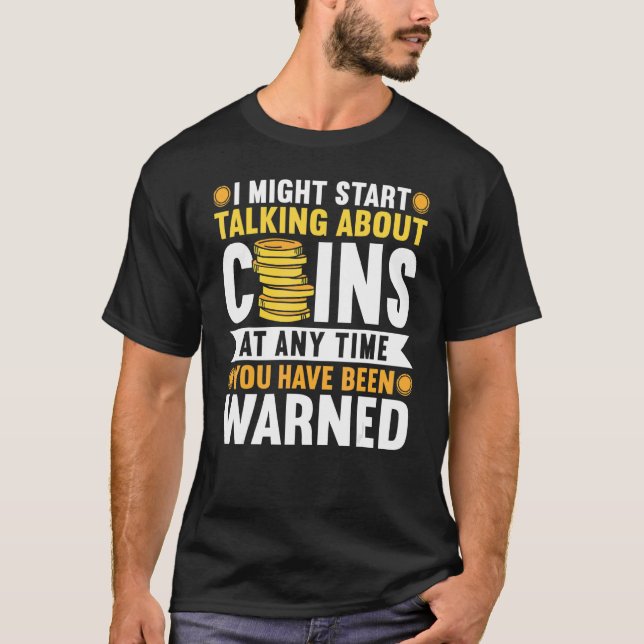 T-shirt Collecte de pièces numismatique (Devant)