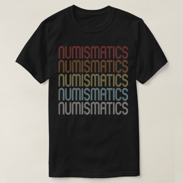 T-shirt Collecte de pièces numismatique (Design devant)