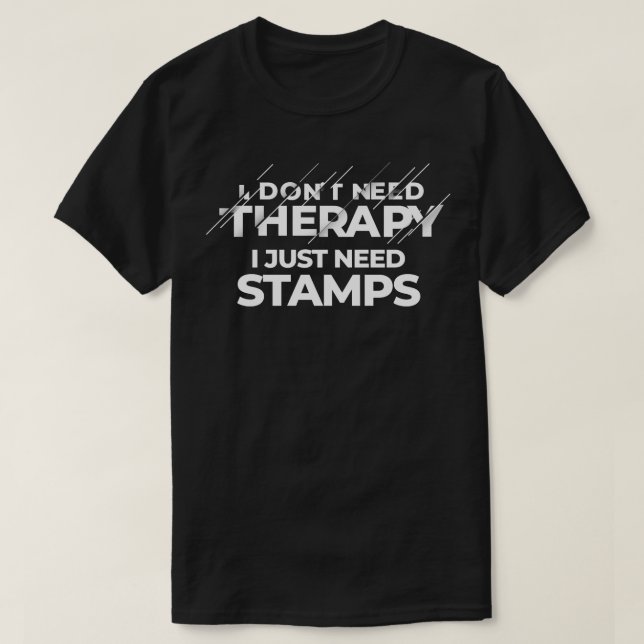 T-shirt Collecte de timbres 1 (Design devant)