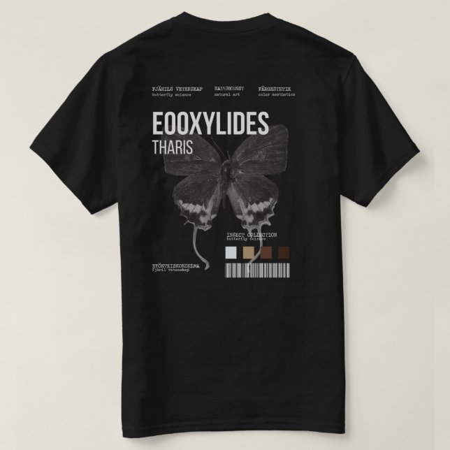 T-SHIRT COLLECTE D'INSECTES (Design dos)