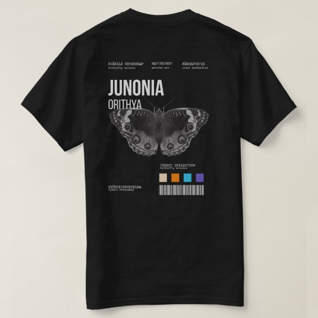 T-SHIRT COLLECTE D'INSECTES (Design dos)