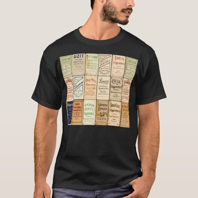 T-shirt Collecteur de cartes de baseball T206 (Devant)