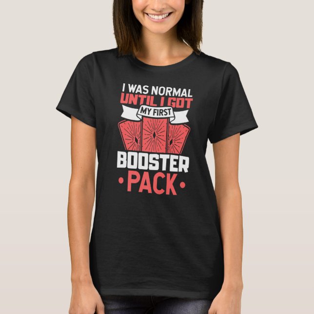 T-shirt Collecteur de cartes de commerce Booster pack 12 (Devant)
