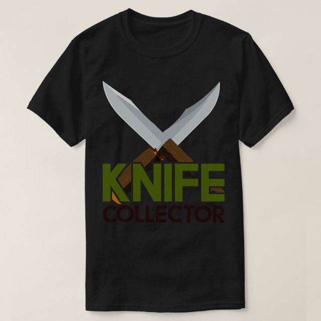 T-shirt Collecteur de couteau (Design devant)