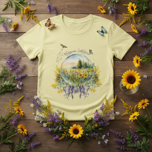 T-shirt Collecteur de fleurs Prairie de fleurs sauvages Bo