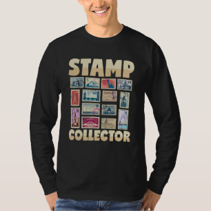 T-shirt Collecteur de timbres Lettres Franchies Poste