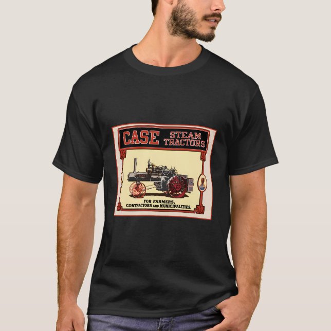 T-shirt Collecteur de tracteur Coque antique (Devant)