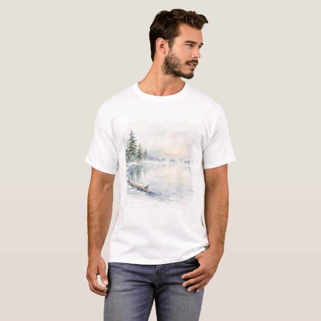 T-shirt Collection Calme d'Hiver ❄️ (Devant entier)