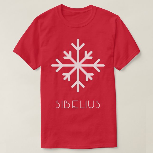 T-shirt Collection Compositeur Sibelius (Design devant)