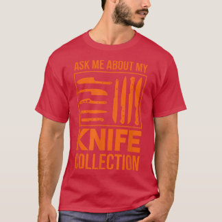 T-shirt Collection Couteau Jetant Couteau Chefs & Cuisine