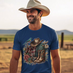 T-shirt "Collection Cowboy" Une variété de Country Boy Art