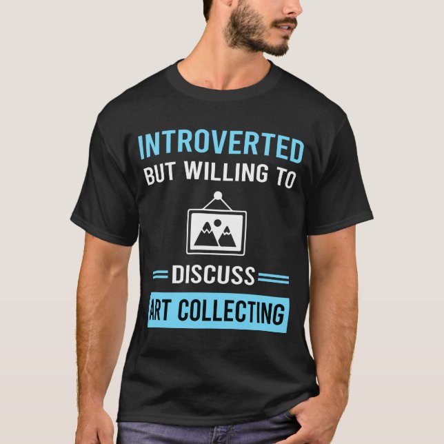 T-shirt Collection d'art introvertie (Devant)