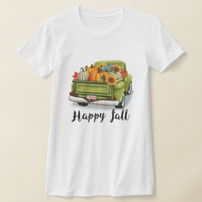T-shirt Collection d'automne de Thanksgiving à la mode (Poser)