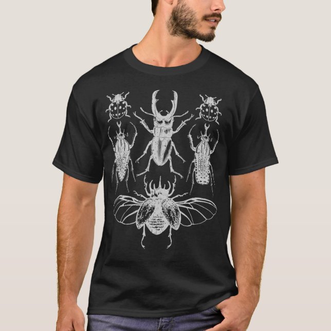 T-shirt Collection de bogues d'insectes Le dendroctone du  (Devant)