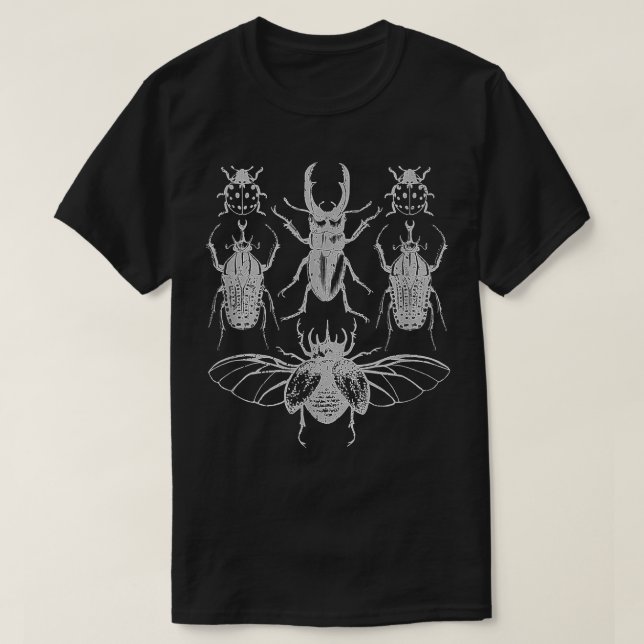 T-shirt Collection de bogues d'insectes Le dendroctone du  (Design devant)