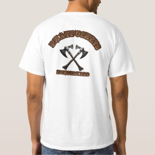 T-shirt collection de bois de phatpoches blanches