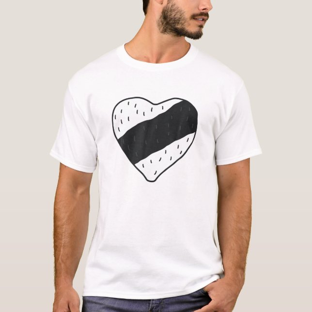 T-shirt Collection de boules de riz Onigiri Cuisine japona (Devant)