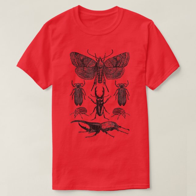 T-shirt Collection de bugs d'insectes Élevage de papillon  (Design devant)