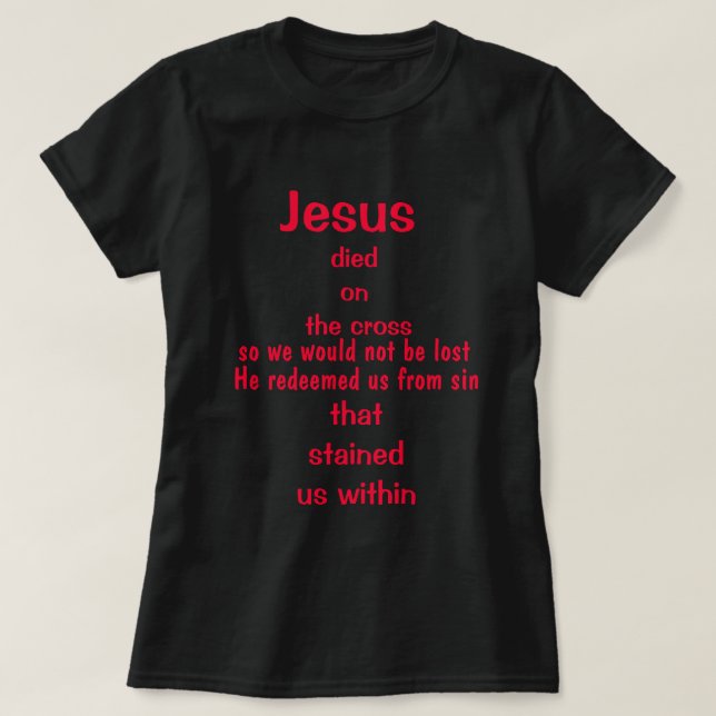 T-shirt Collection de cadeaux de foi (Design devant)