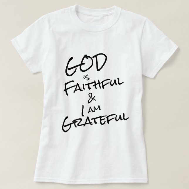 T-shirt Collection de Cadeaux de Foi (Design devant)
