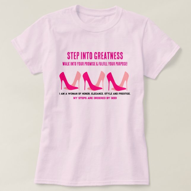 T-shirt Collection de cadeaux de foi - Dames (Design devant)