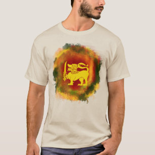 T-SHIRT COLLECTION DE CADEAUX DU DRAPEAU SRI LANKA -